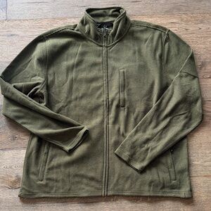 Mountain Khakis full zip light fleece green jacket - size XXL classic fit
